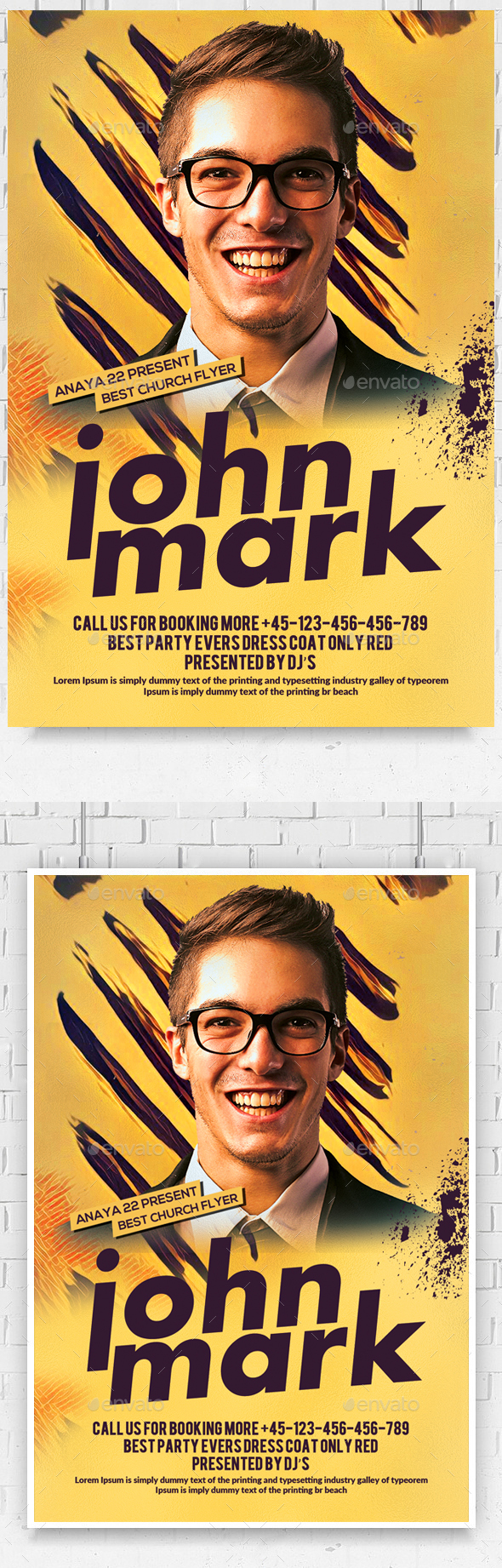 Dance Music DJ Flyer - Clubs & Parties Events