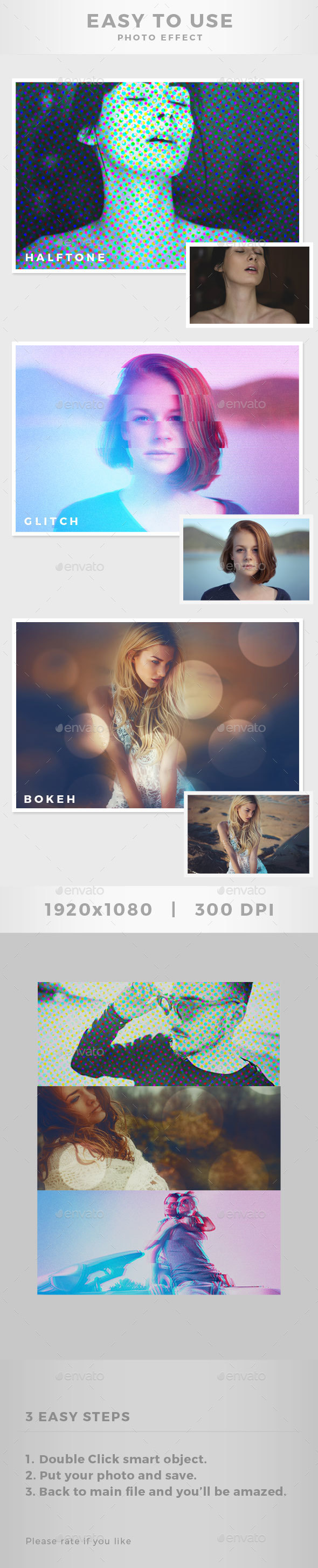 Magnificent Photo Effect - Photo Templates Graphics