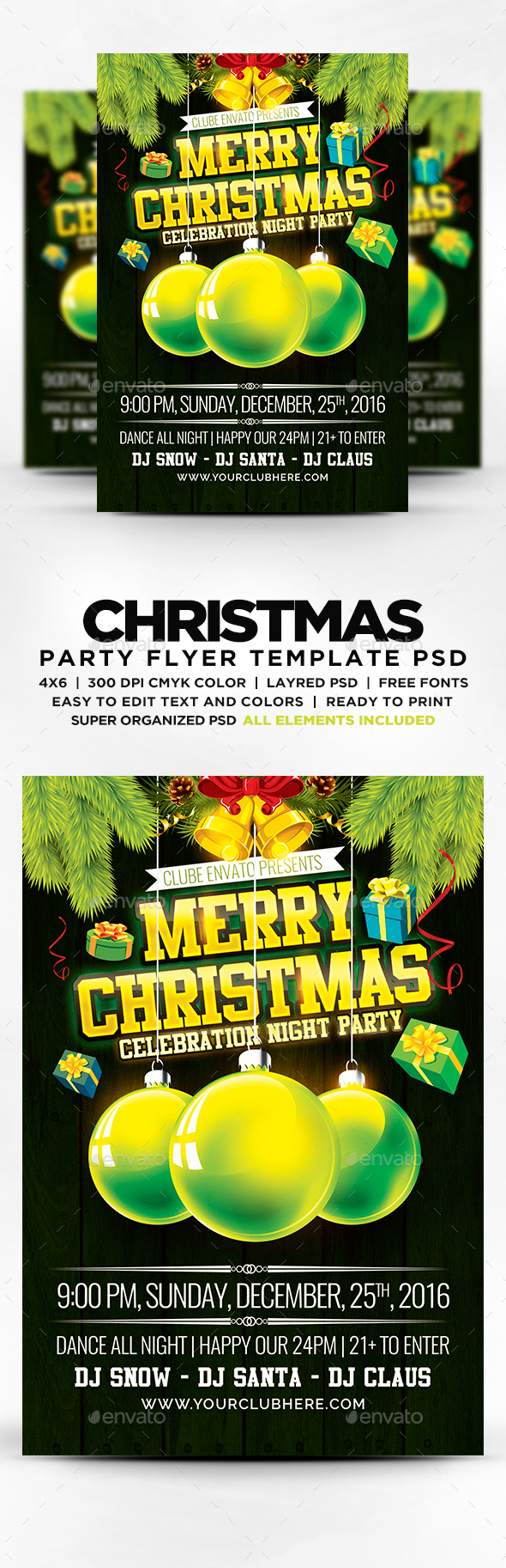 Christmas Night Party Flyer