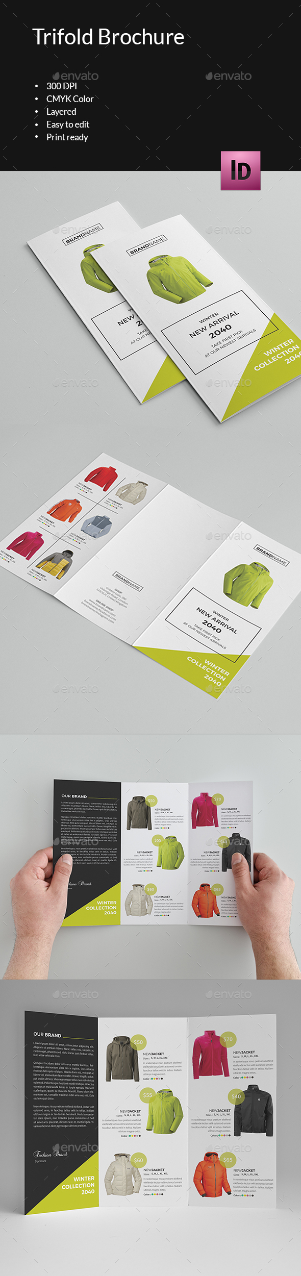 Winter Fashion Trifold Brochure-V293 - Corporate Brochures