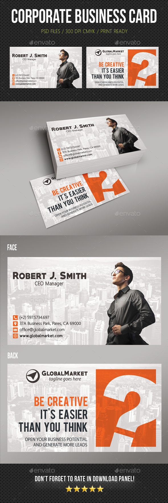 Corporate Business Card 19 - Corporate Business Cards