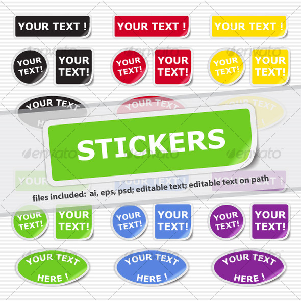 Stickers - Forms Web Elements