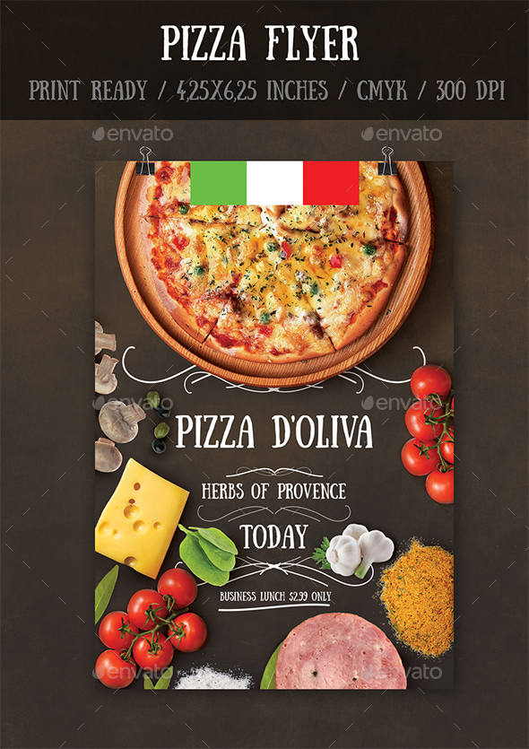 Pizza Flyer Template - Print Templates