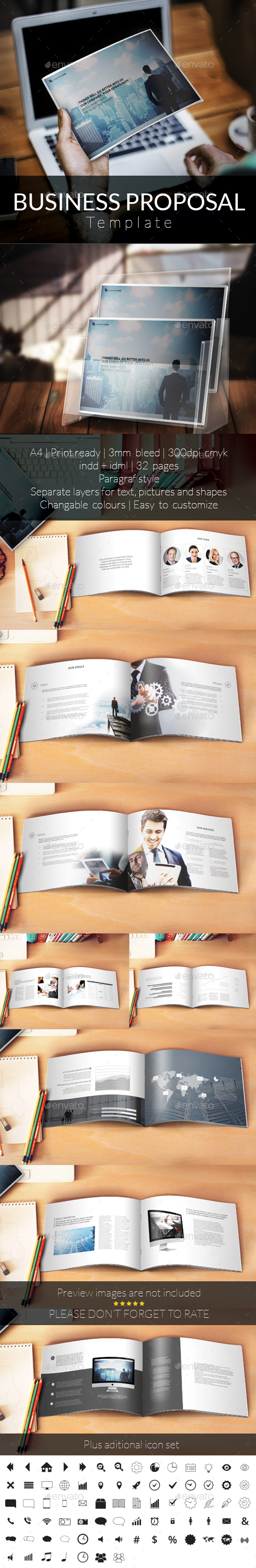Busines Proposal Template - Proposals & Invoices Stationery