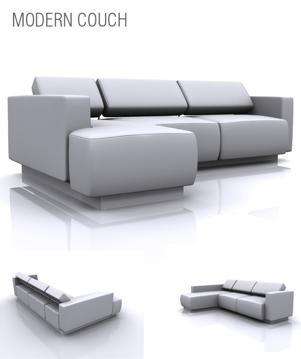 Modern Couch - 3Docean 71487