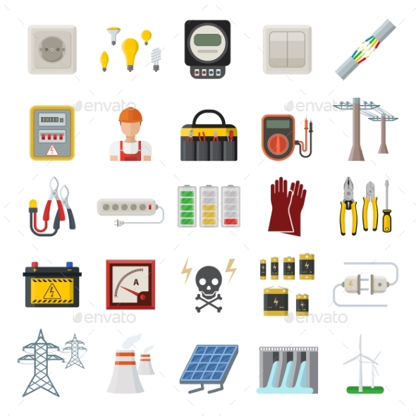 Energy Power Icons - Miscellaneous Vectors