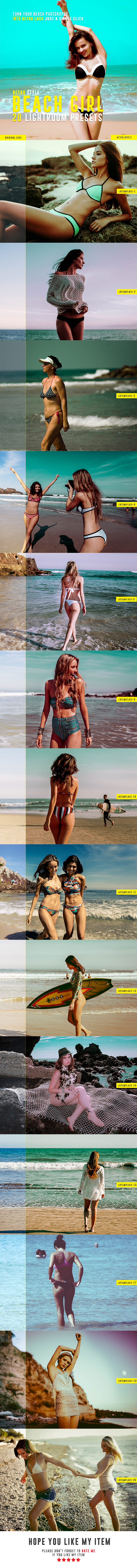 Beach Girl Lightroom Presets - Portrait Lightroom Presets