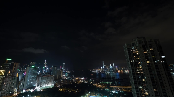 Of Hong Kong In Night Time alt