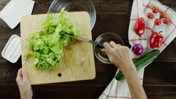 Adding a Cabbage to a Salad