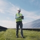 Engineer And Solar Panels. - VideoHive Item for Sale