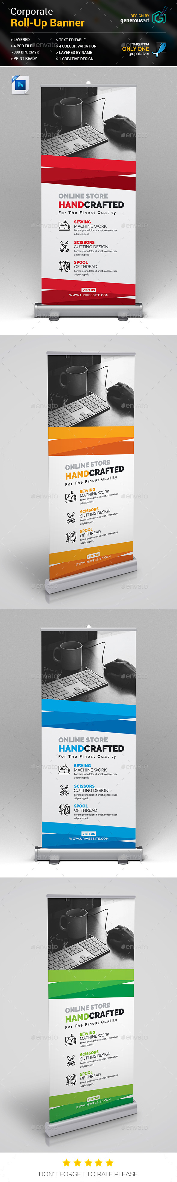 Roll-Up Banner - Signage Print Templates