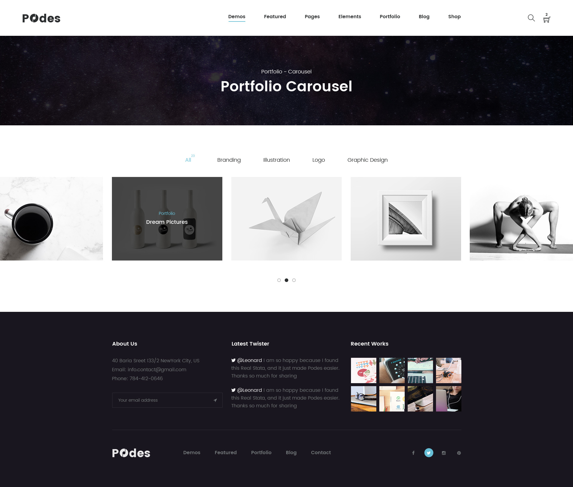 Podes, Responsive Multi-Purpose PSD Template by Avitex