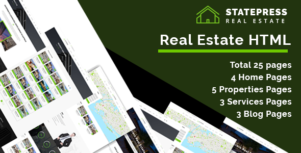 StatePress || - Real Estate HTML5 Template - Business Corporate