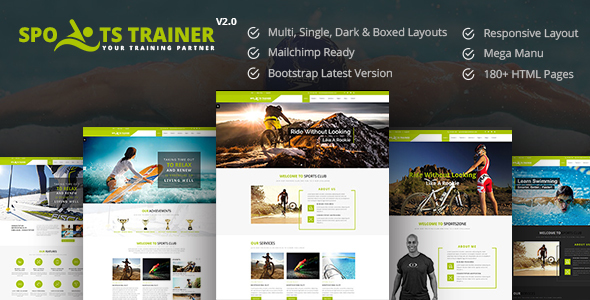 Sports Trainer HTML - ThemeForest 15575211