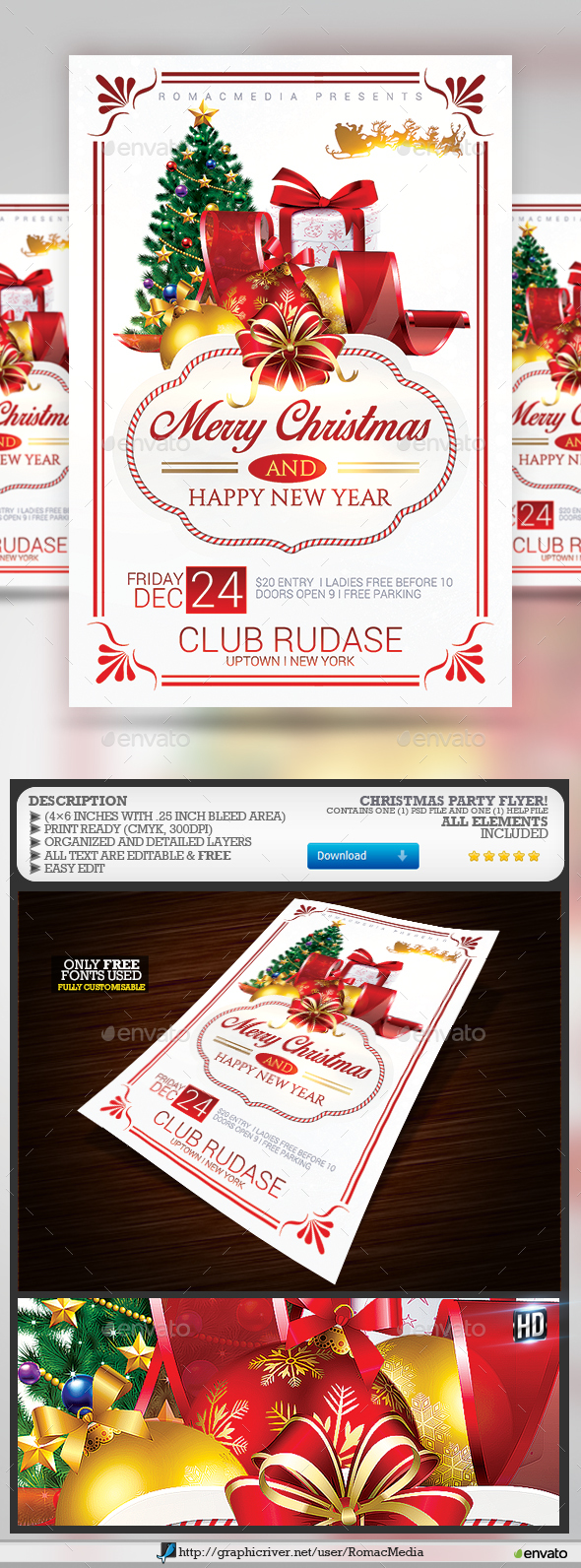 Christmas Party Flyer - Clubs & Parties Events