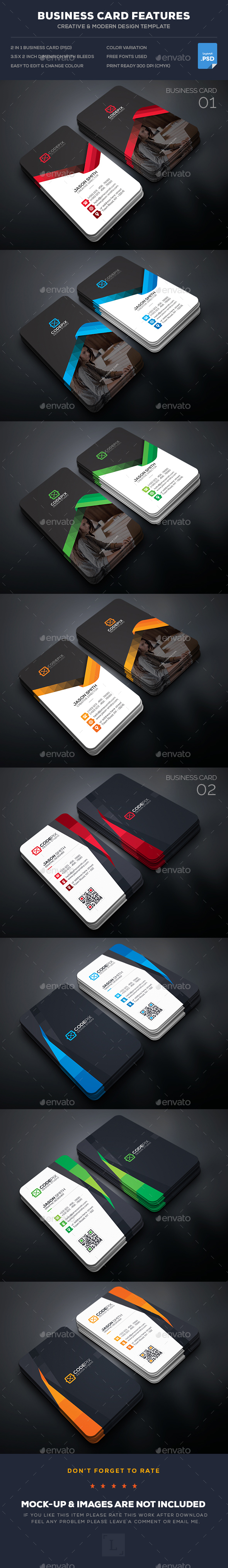 Business Card Bundle - Business Cards Print Templates