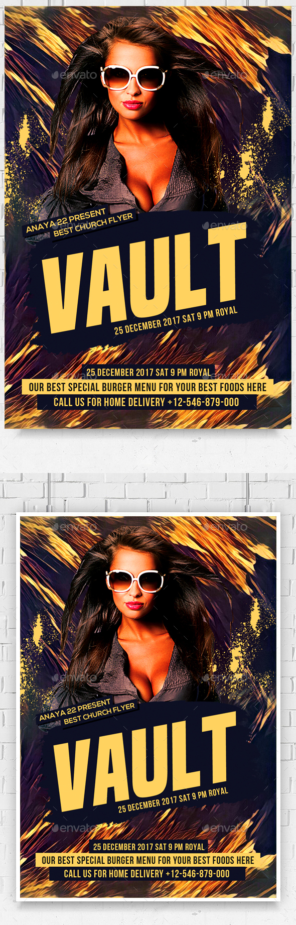 Vault Mix Party Flyer - Clubs & Parties Events