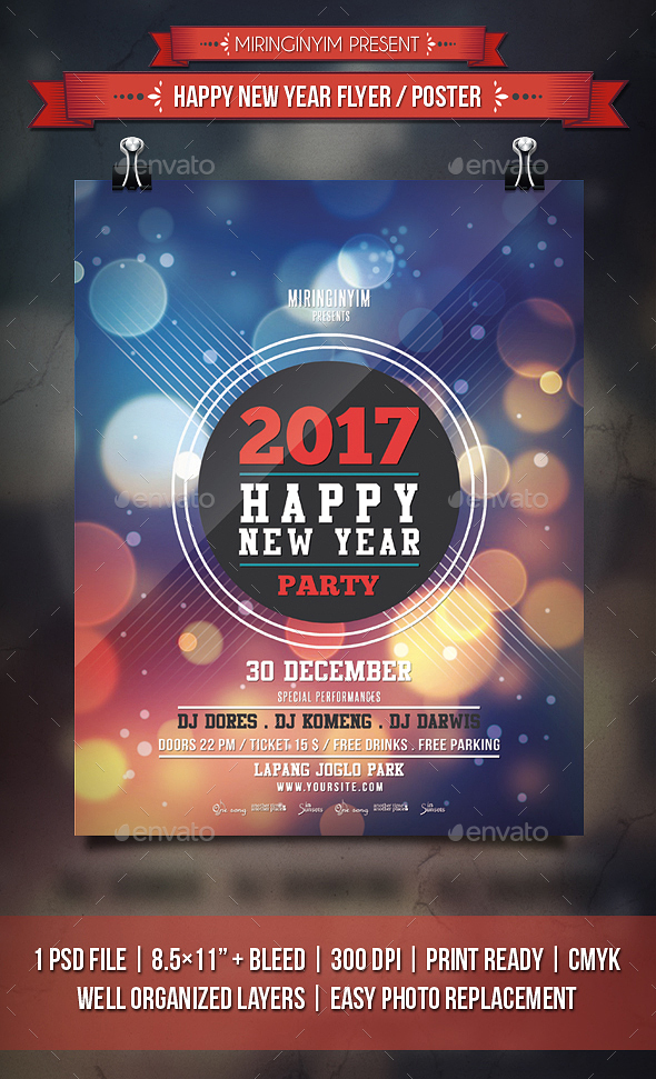 Happy New Year Flyer / Poster