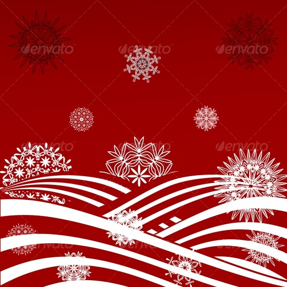 vector illustration of a Christmas background