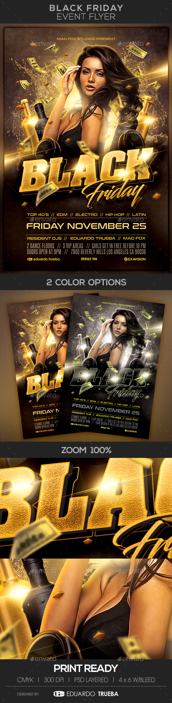Black Friday Event Flyer - Flyers Print Templates