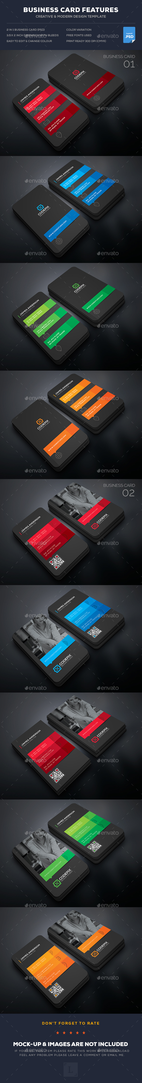 Business Card Bundle - Business Cards Print Templates