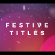 Elegant Festive Titles - VideoHive Item for Sale