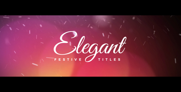 Elegant Festive Titles - VideoHive 18710546