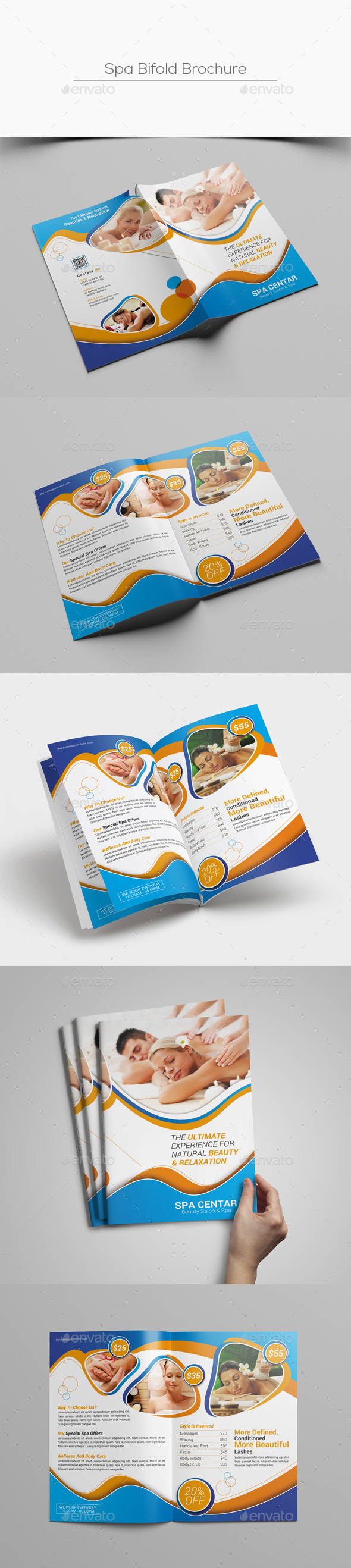 Spa Bifold Brochure - Corporate Brochures