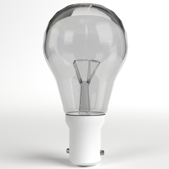 Incandescent Light Bulb Lamp - 3DOcean Item for Sale
