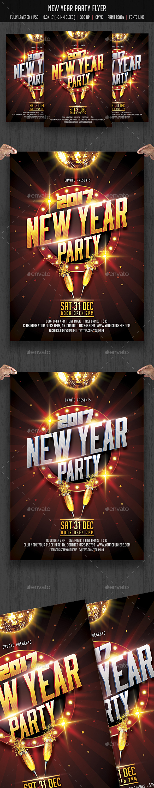 New Year Party Flyer