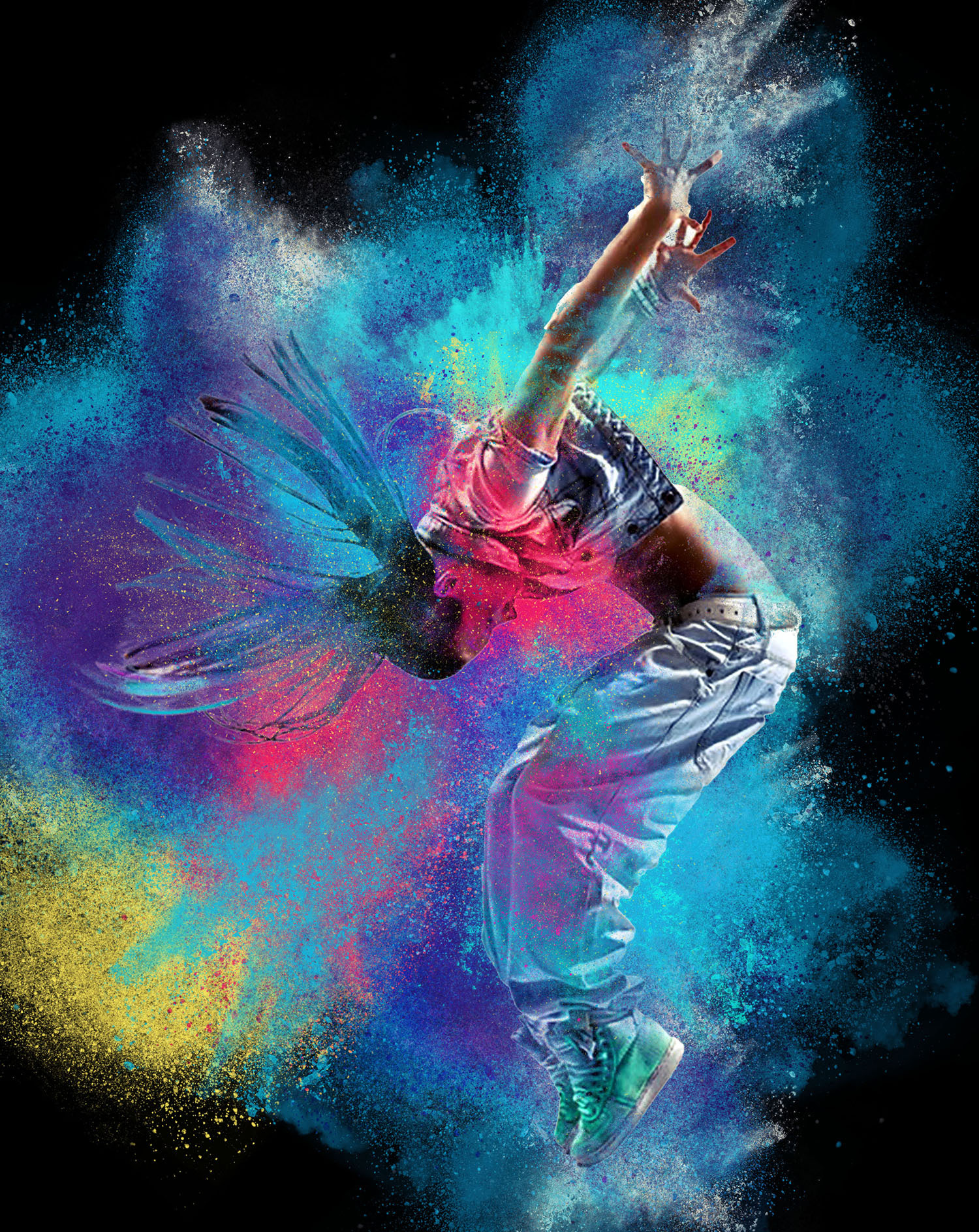 Color Dust Photoshop Action, Add-ons | GraphicRiver