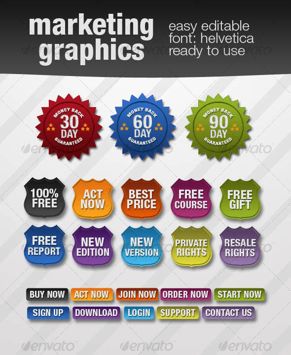 Marketing Elements - Web Elements