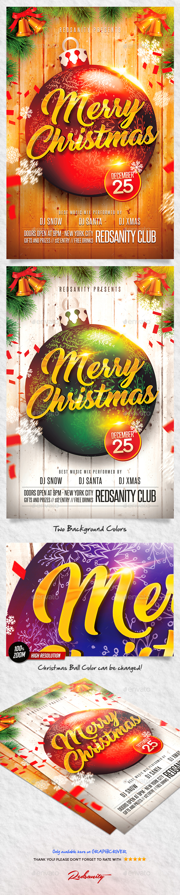 Christmas Flyer V3 - Holidays Events