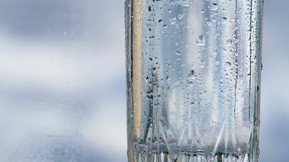 Effervescent Tablets In A Glass Of Water