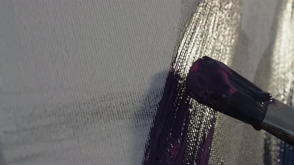 Painting Process Drawing Leisure Paintbrush Canvas alt