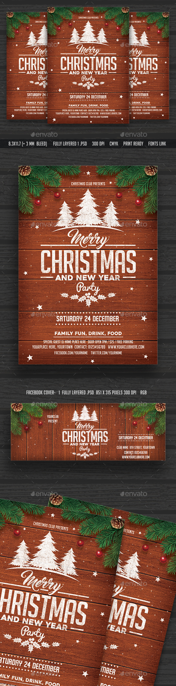 Christmas Party Flyer - Events Flyers