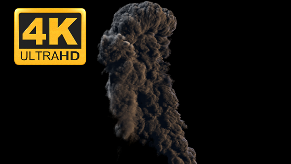 4K Hyperealistic Large Scale Smoke Ver.02