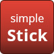 simple Stick jQuery plugin