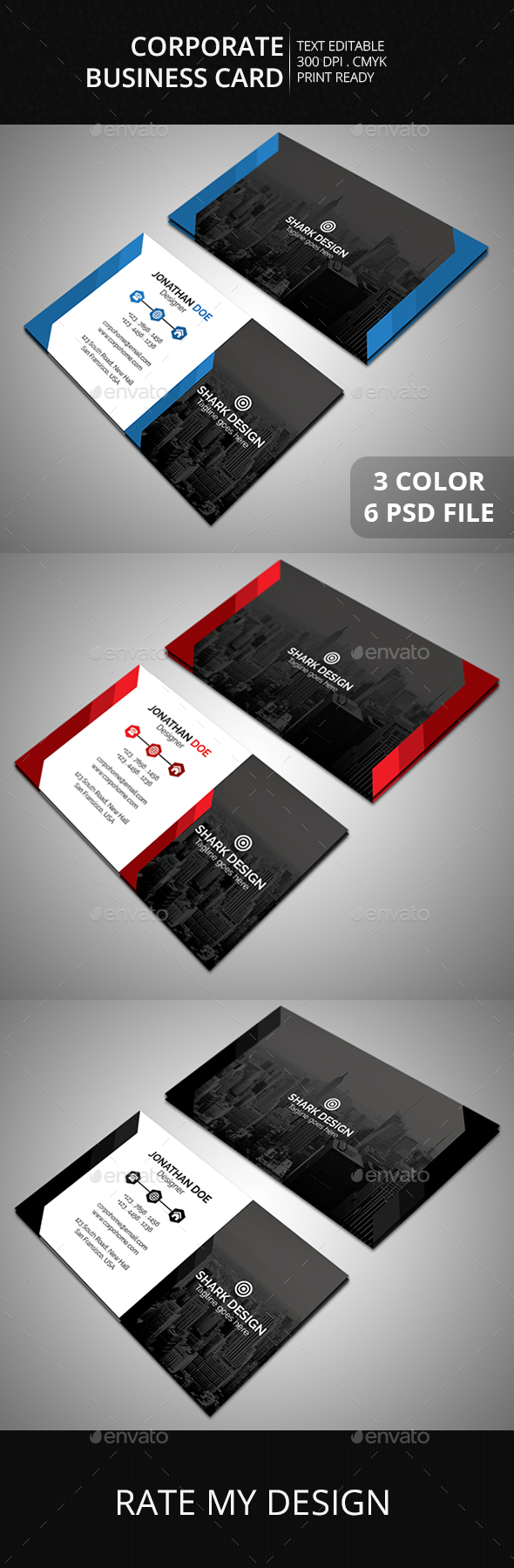 Corporate Business Card - Corporate Business Cards