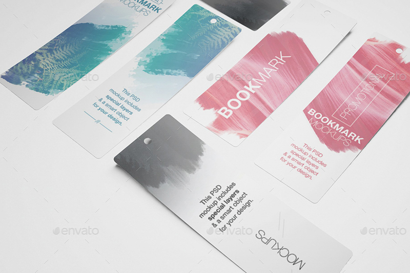 Promotional Bookmark Mockups Vol2 Graphics Graphicriver