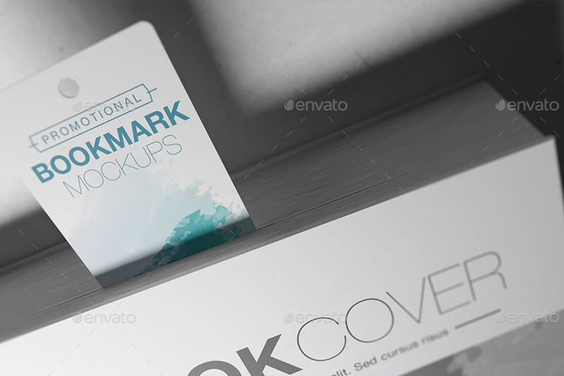 Promotional Bookmark Mockups Vol2, Graphics