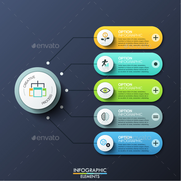 Modern Infographic Options Template