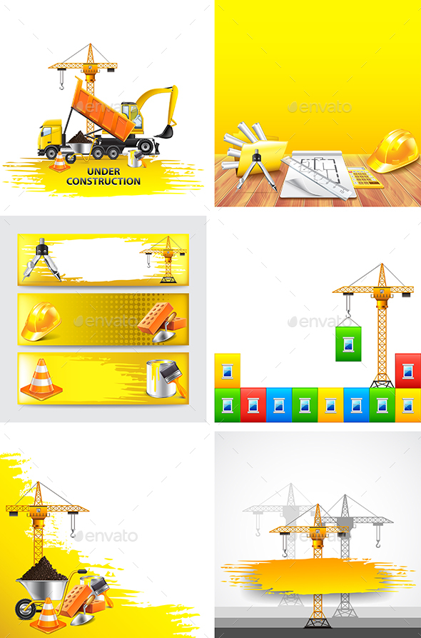 Construction and Engineering Backgrounds - Industries Business