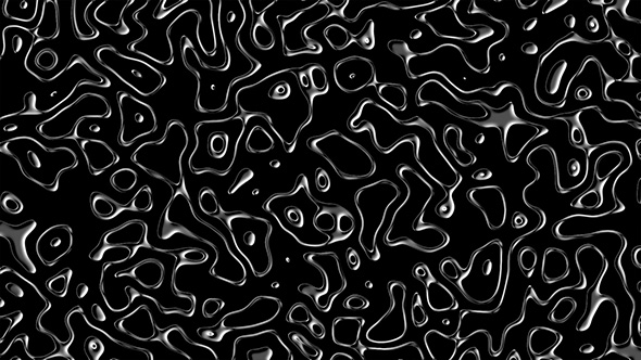 Black And Chrome Abstract Background