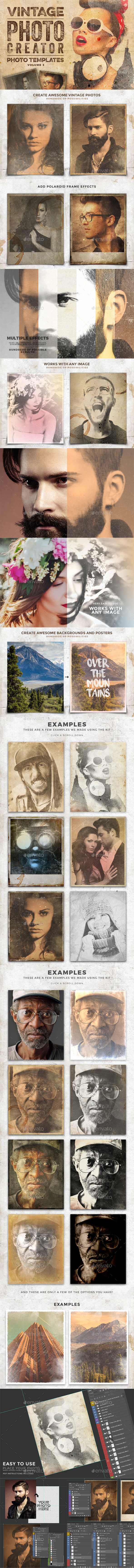 Vintage Photo Creator - Artistic Photo Templates
