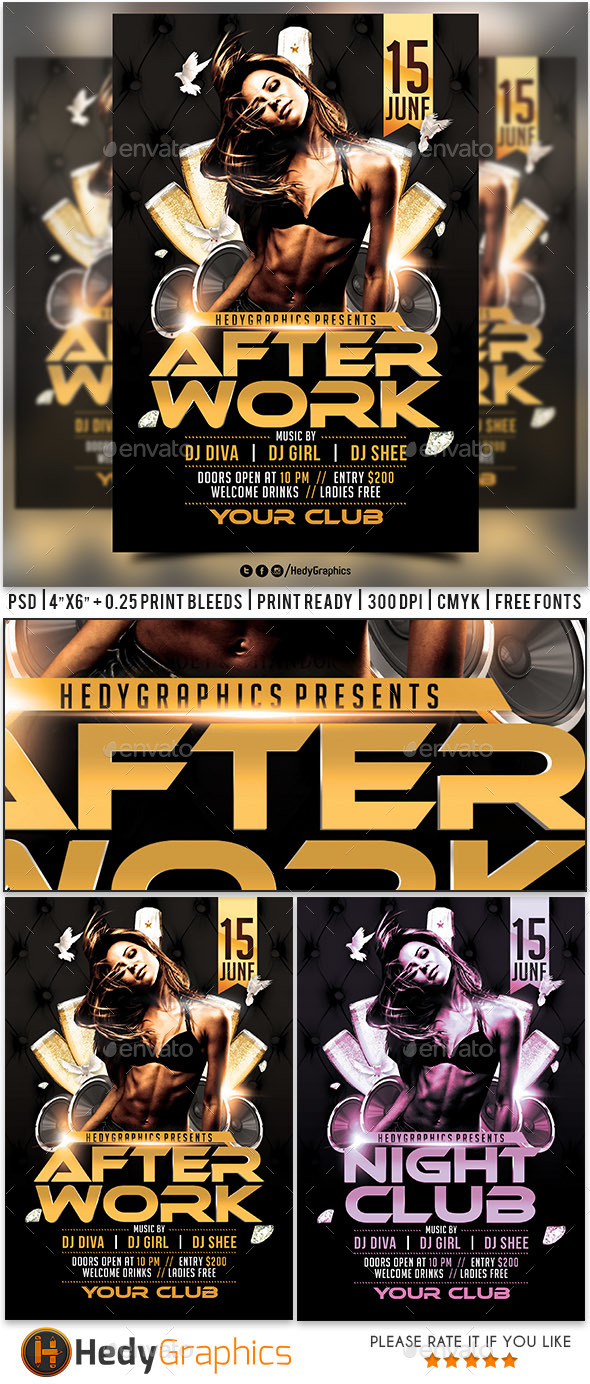 After Work - Flyer - Clubs & Parties Events