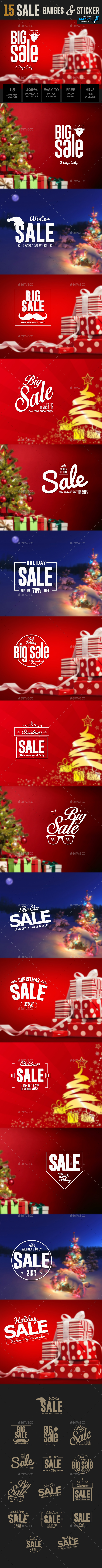 Sale Badges and Sticker - Badges & Stickers Web Elements