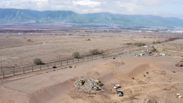 Landfill on Hawaii Tropical Island USA alt