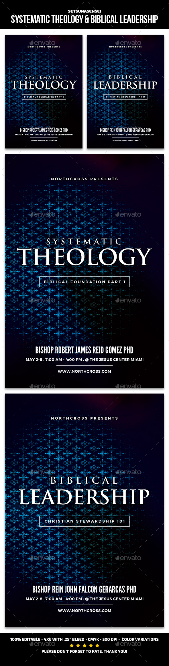 Systematic Theology & Biblical Leadership - Church Flyers