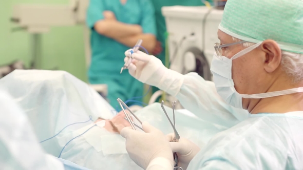 Endoscopic Transnasal Surgery. The Operation Was Conducted Professor And Assistant . alt